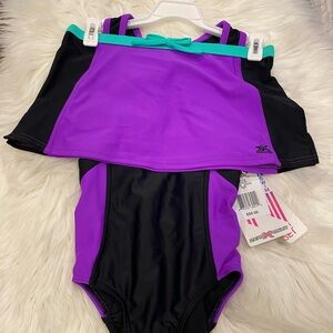 Girls 2-Piece Bathing Suit Set NWT Sz 7